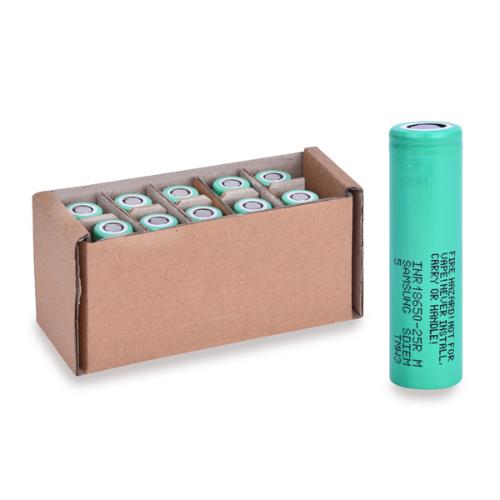 Accus Lithium-Ion SAMSUNG INR18650-25R HD 3.7V 2.5Ah FT - Pile rechargeable  | AllBatteries