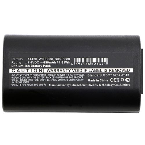 Batterie T6 Power Pour Scanner Symbol - Li-Ion 7.4V 2600mAh - Remplacement 82-111734-02
