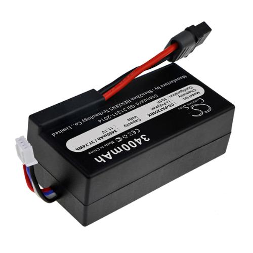 Batterie 3400mAh 11.1V Li-Po Pour Drone Parrot Disco - Remplacement Haute Performance PF070250