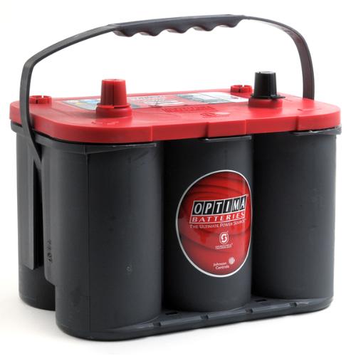Batterie démarrage haute performance Optima RedTop RT S 4.2 12V 50Ah -  Batterie au plomb
