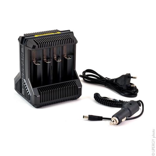 Chargeur Li-ion/NiMH NITECORE I8 pour 8 accus 18650/18350/16340/26650/14500...  - Chargeur de pile