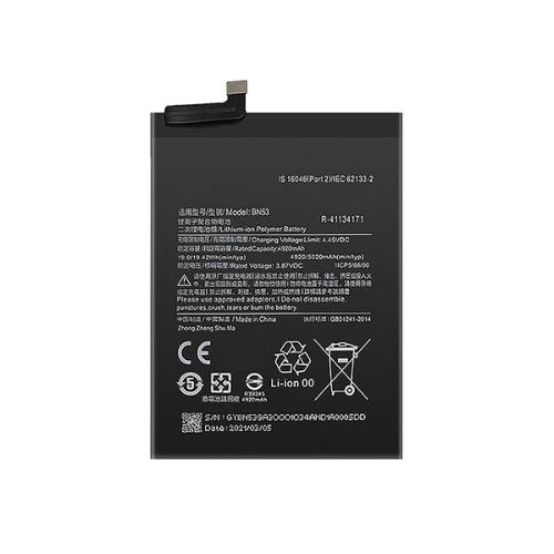 Coque Arrière Vitre Noire Pour Xiaomi Redmi Note 9S / Note 9 Pro - Cache Batterie