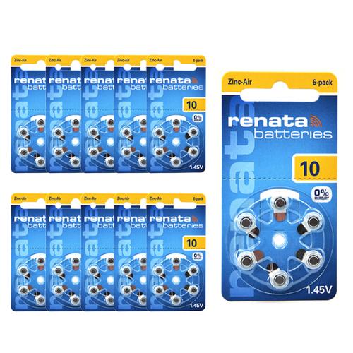 Pack De 10 Piles Vinnic (NiMH) 1000 MAh Pour Montre RENATA 301