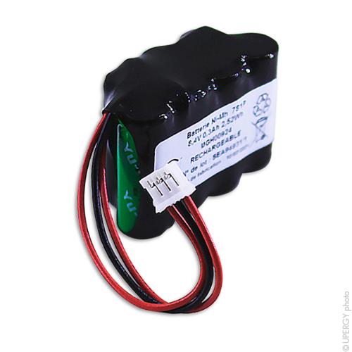 Batterie Ni-MH 7.2V 2400mAh Avec Chargeur USB - Connecteur Jack SM 2P + Adaptateurs KET/JST - Pour Jouets RC, Véhicules - 2