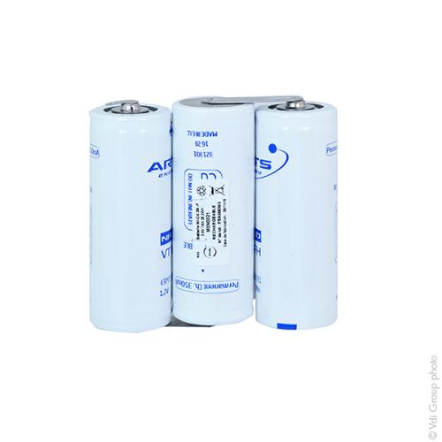 Batterie Nicd 3VTF COTE/COTE 3.6V 7Ah FAST - Batterie au nickel-cadmium ...