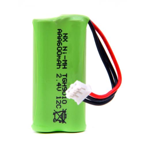 Batterie De Remplacement NiMH 600mAh 2.4V Pour Combiné Téléphonique Tevion MD81877 - Compatible 5M702BMX, GP0827 - 2