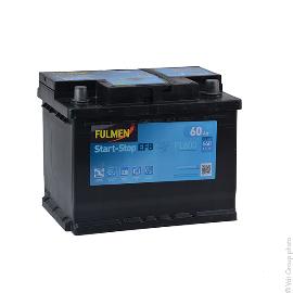Batterie Voiture Bosch S4E05 - 60Ah / 640A - Technologie EFB - Pour Véhicules Start/Stop - Sans Entretien