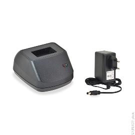 Kit Chargeur + 2 Batteries Scanreco 2200 MAh - Pour Radiocommande Grue (Hiab, Palfinger) - Longue Durée, Robuste - 7